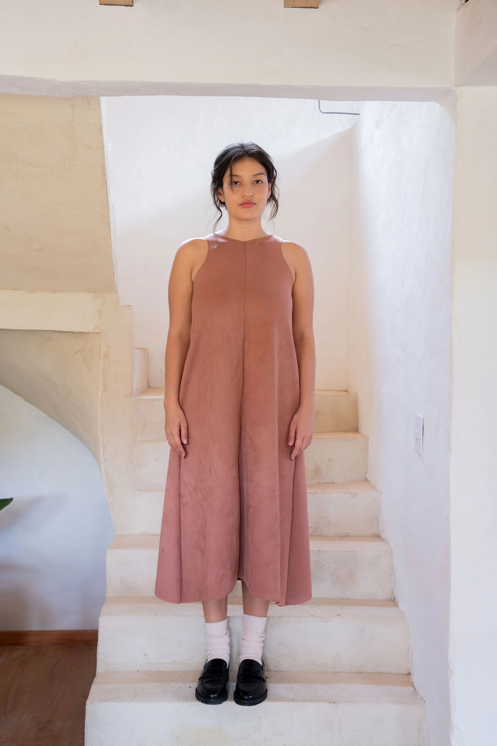 VESTIDO SIENA CANELA