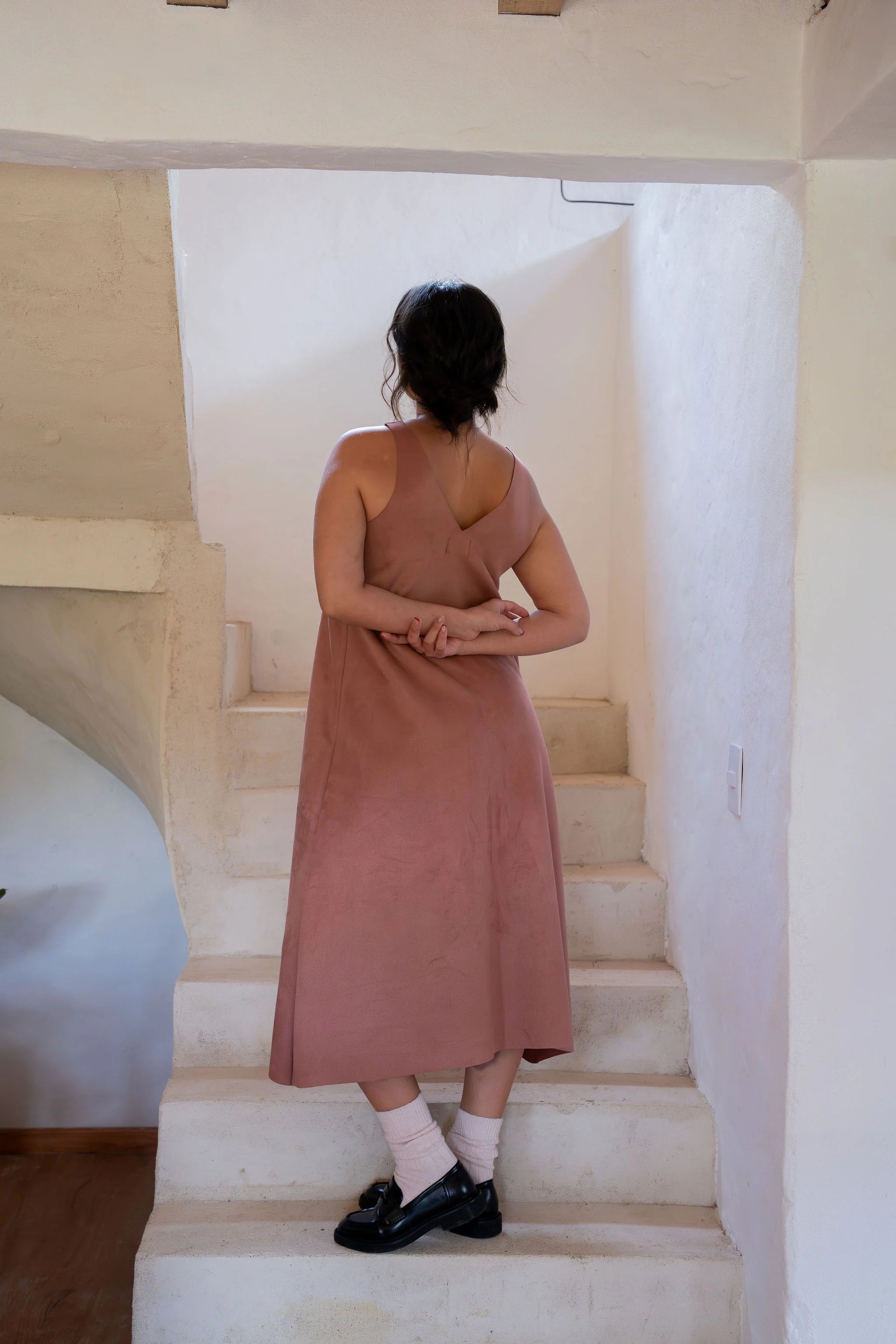 VESTIDO SIENA CANELA