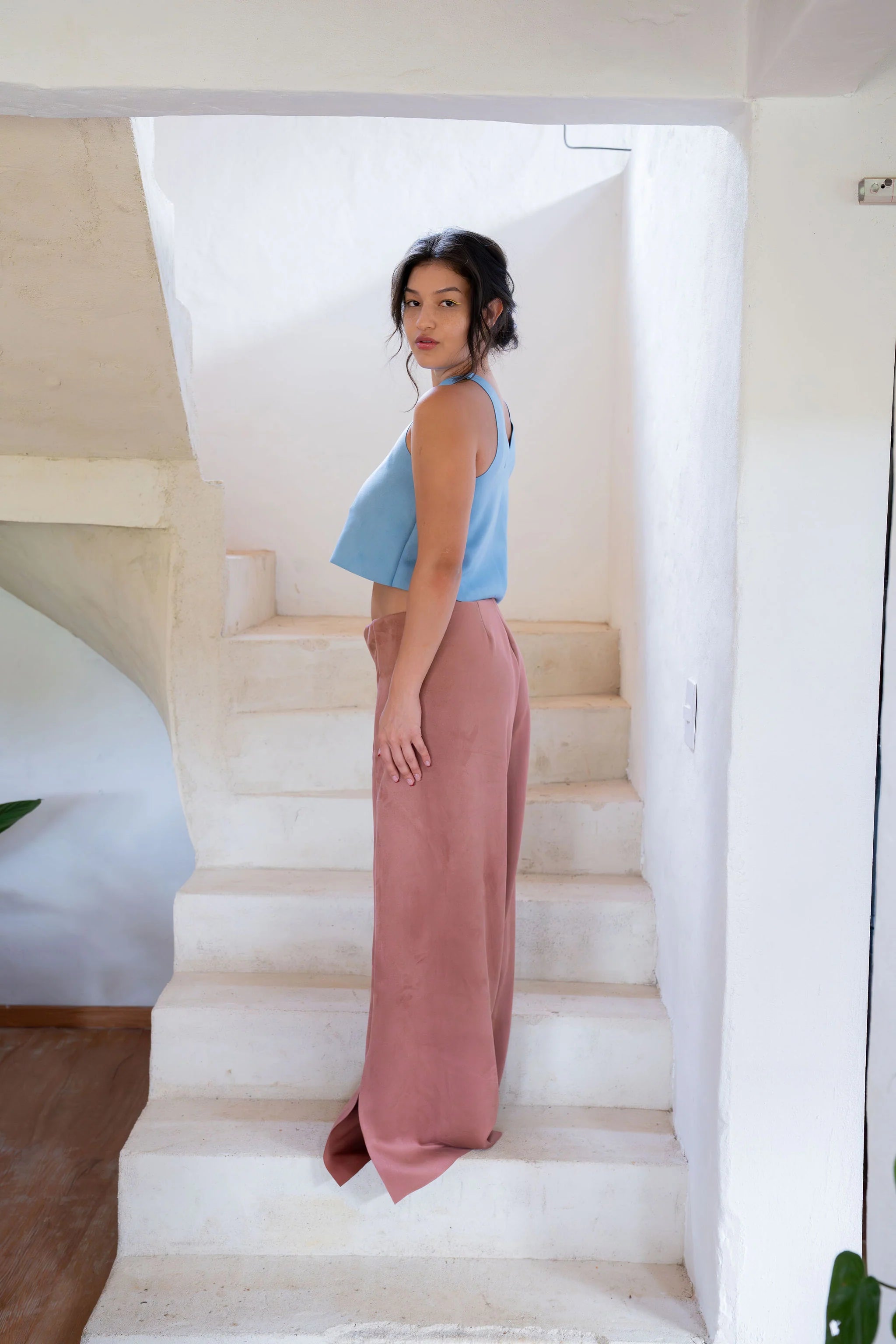 PANTALÓN ESENCIAL CANELA
