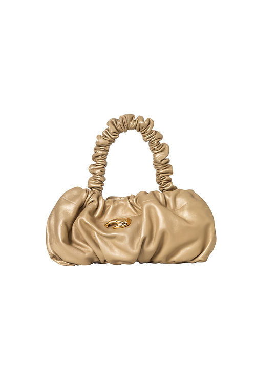 XS PIERRE GOLD LEATHER BAG