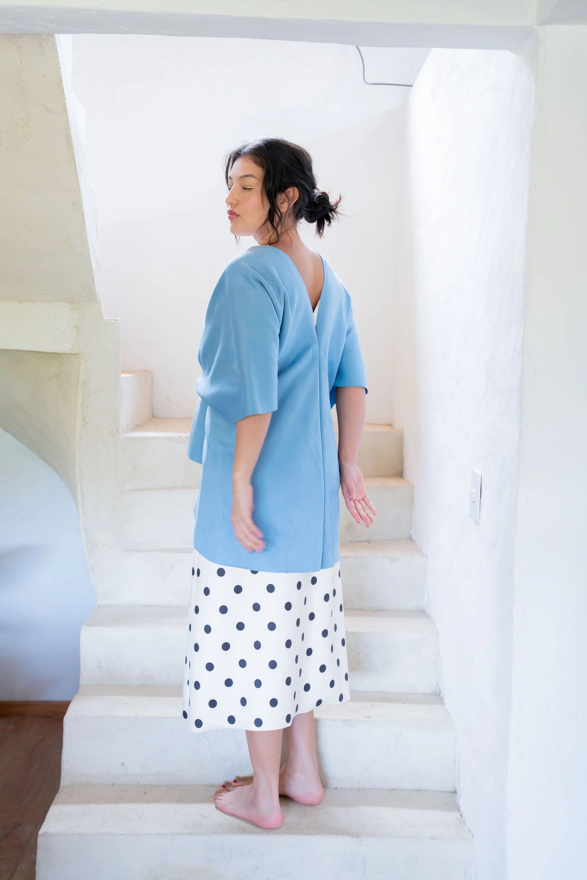 TOP CLEO AZUL