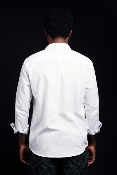 CAMISA LINO BLANCA