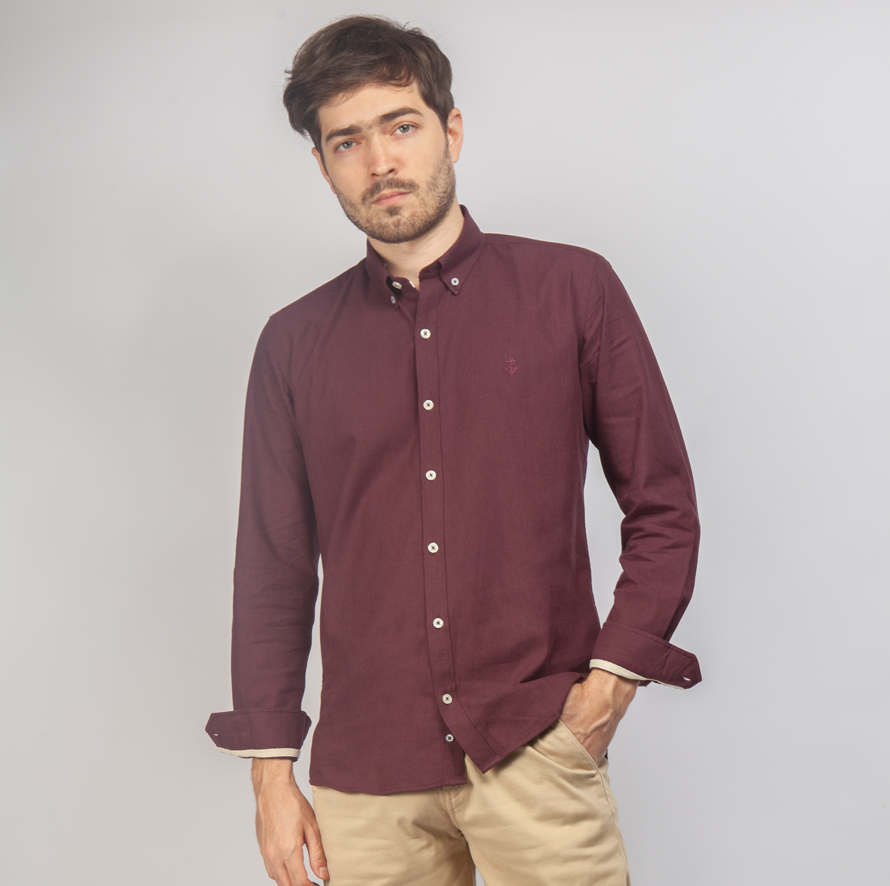 CAMISA VINO
