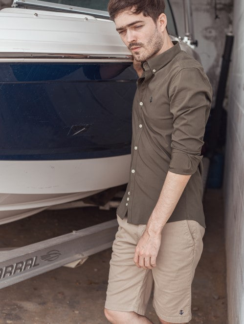 CAMISA VERDE OLIVE