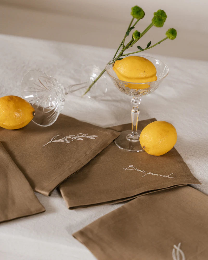 SET SERVILLETAS - BUEN PROVECHO SAND - Makeno