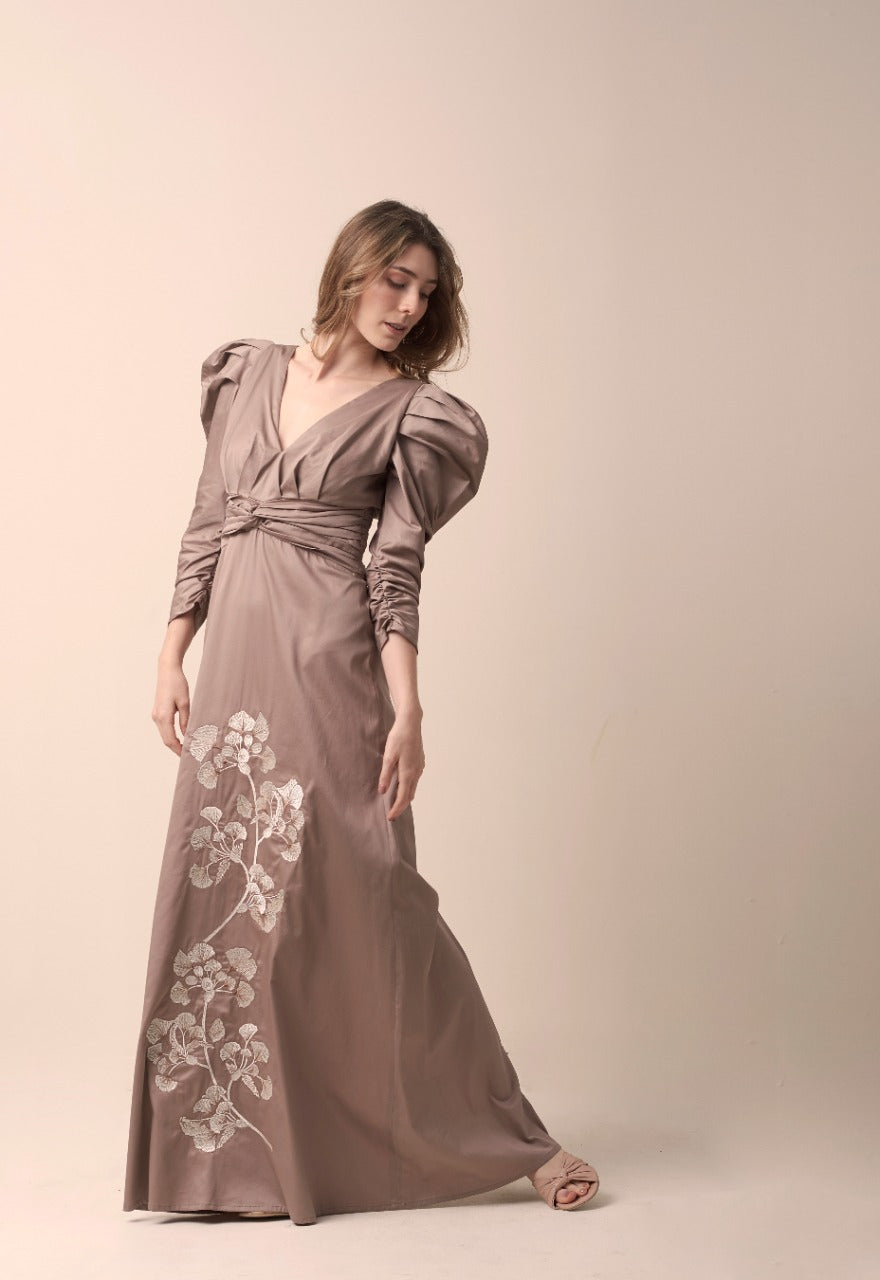 ALESSIA DRESS MOCCA