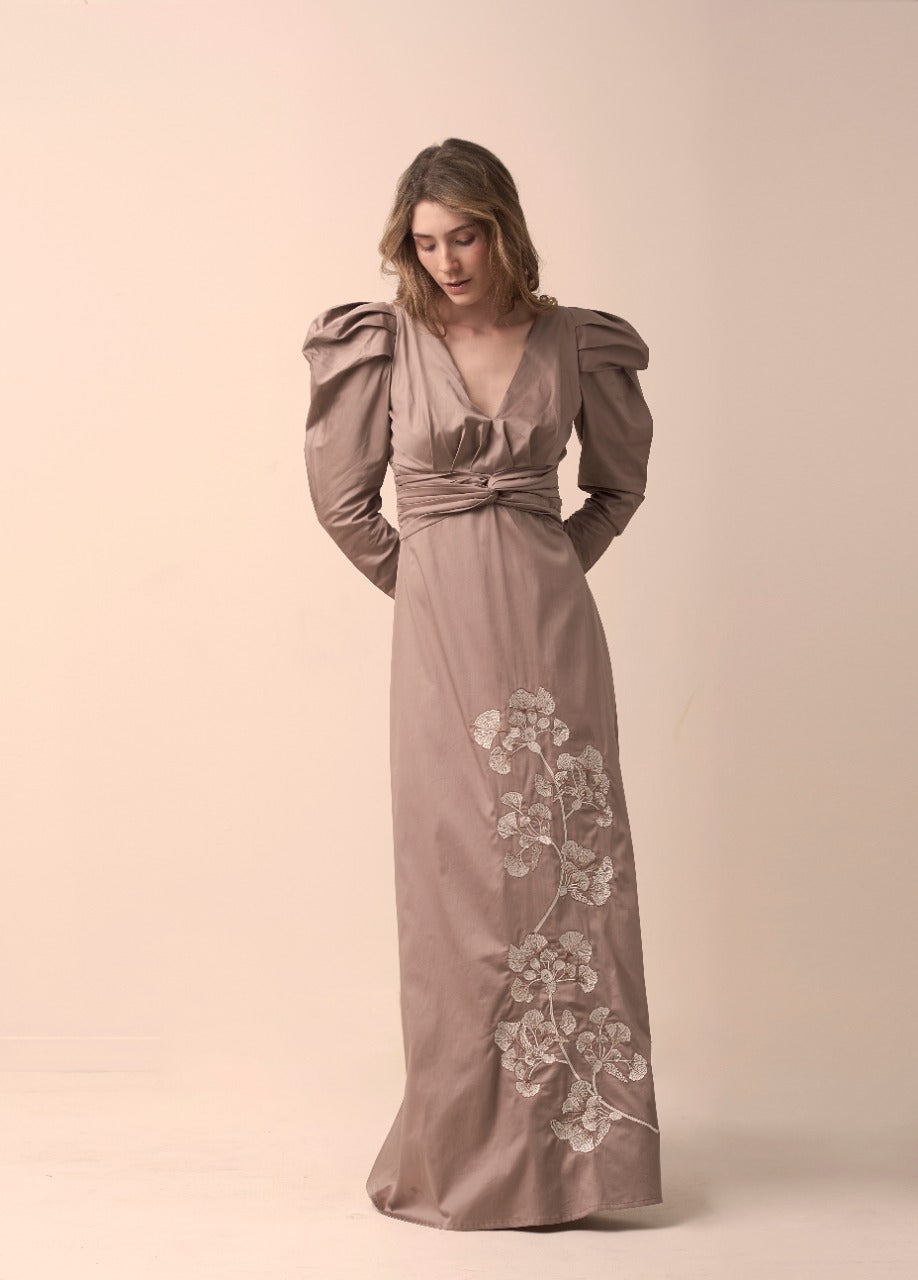 ALESSIA DRESS MOCCA