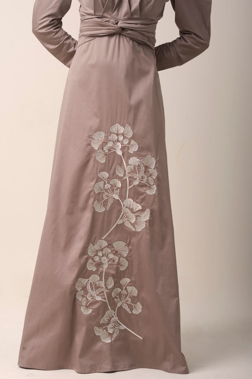 ALESSIA DRESS MOCCA