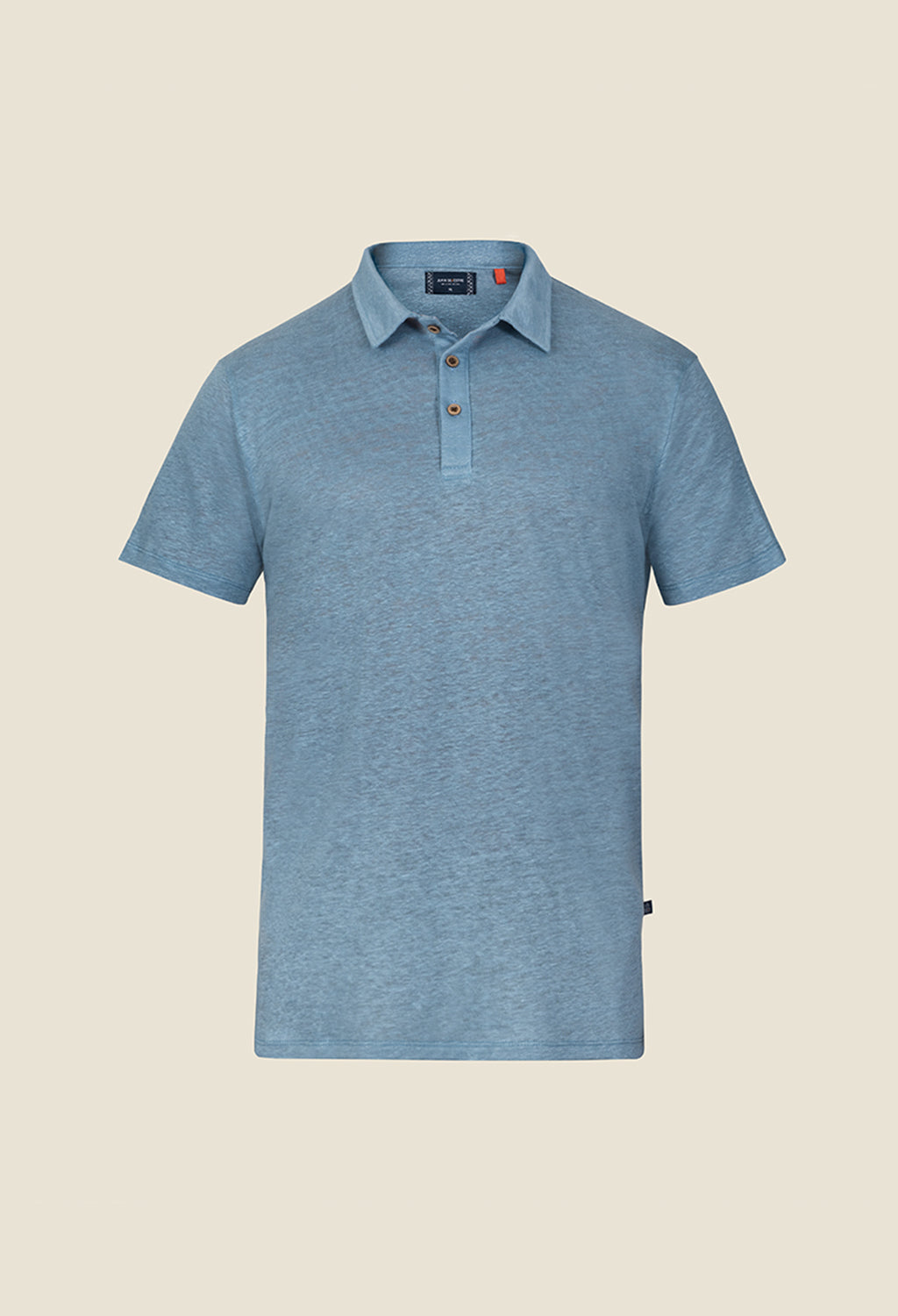 CAMISETA POLO GORGONA AZUL