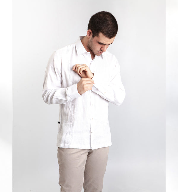 GUAYABERA BLANCA