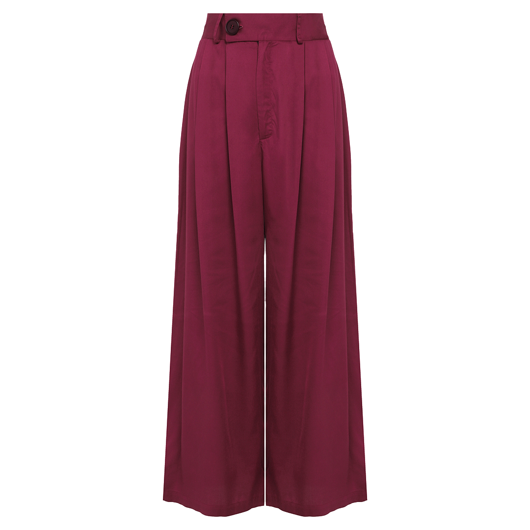 PANTALON PALAZZO FUCSIA