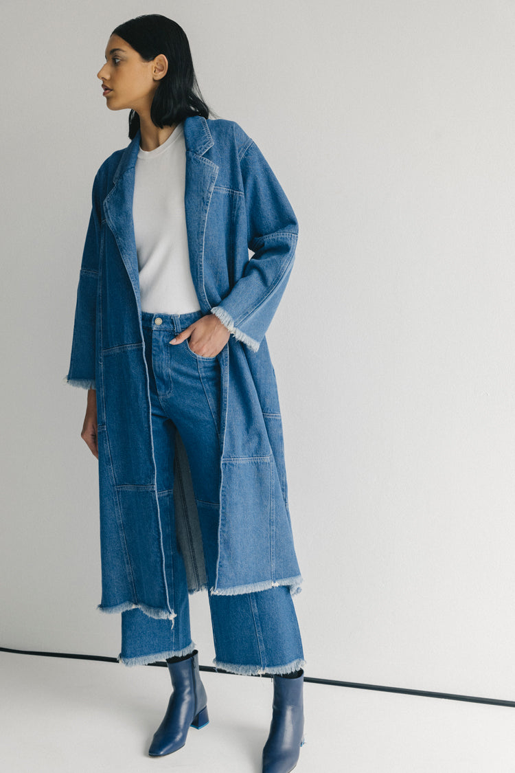 MISHMASH COAT BLUE