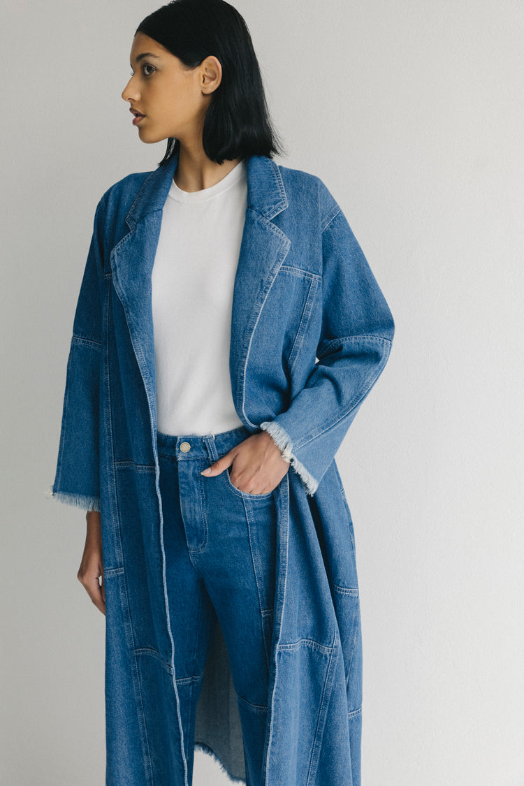 MISHMASH COAT BLUE