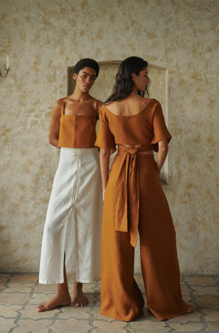 BLUSA DALIA OCRE
