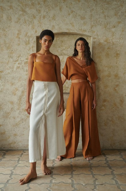 BLUSA DALIA OCRE