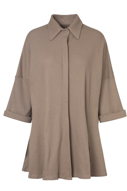 OVERSIZED ORGANIC WAFFLE BEIGE