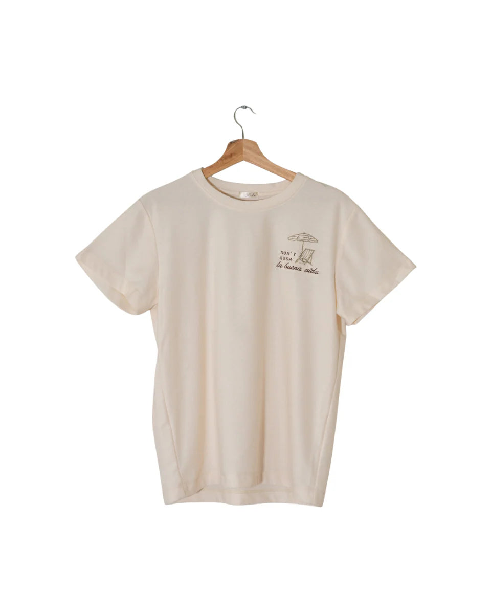 T-SHIRT 'DON'T RUSH LA BUENA VIDA'