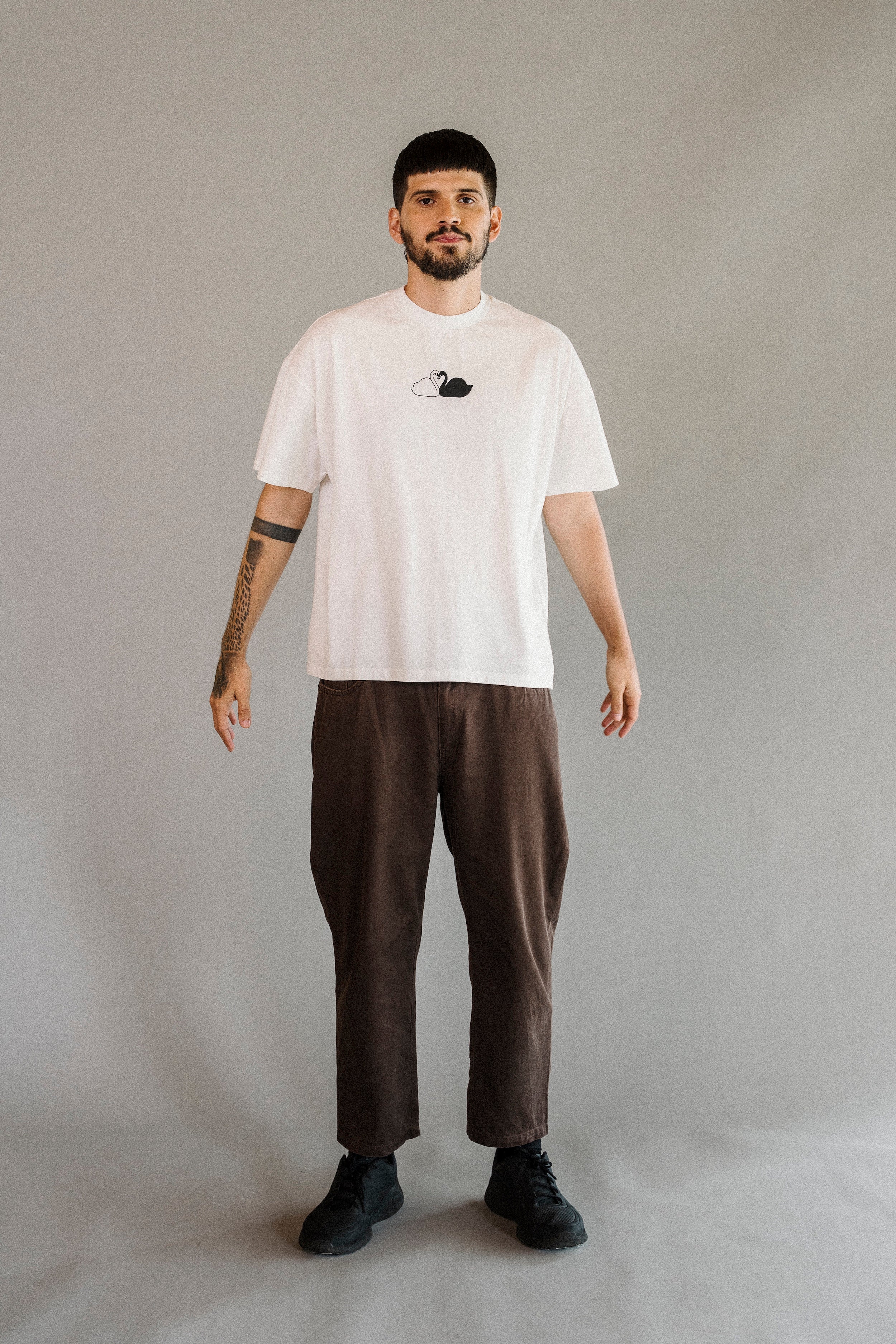 CAMISETA CISNES BLANCO