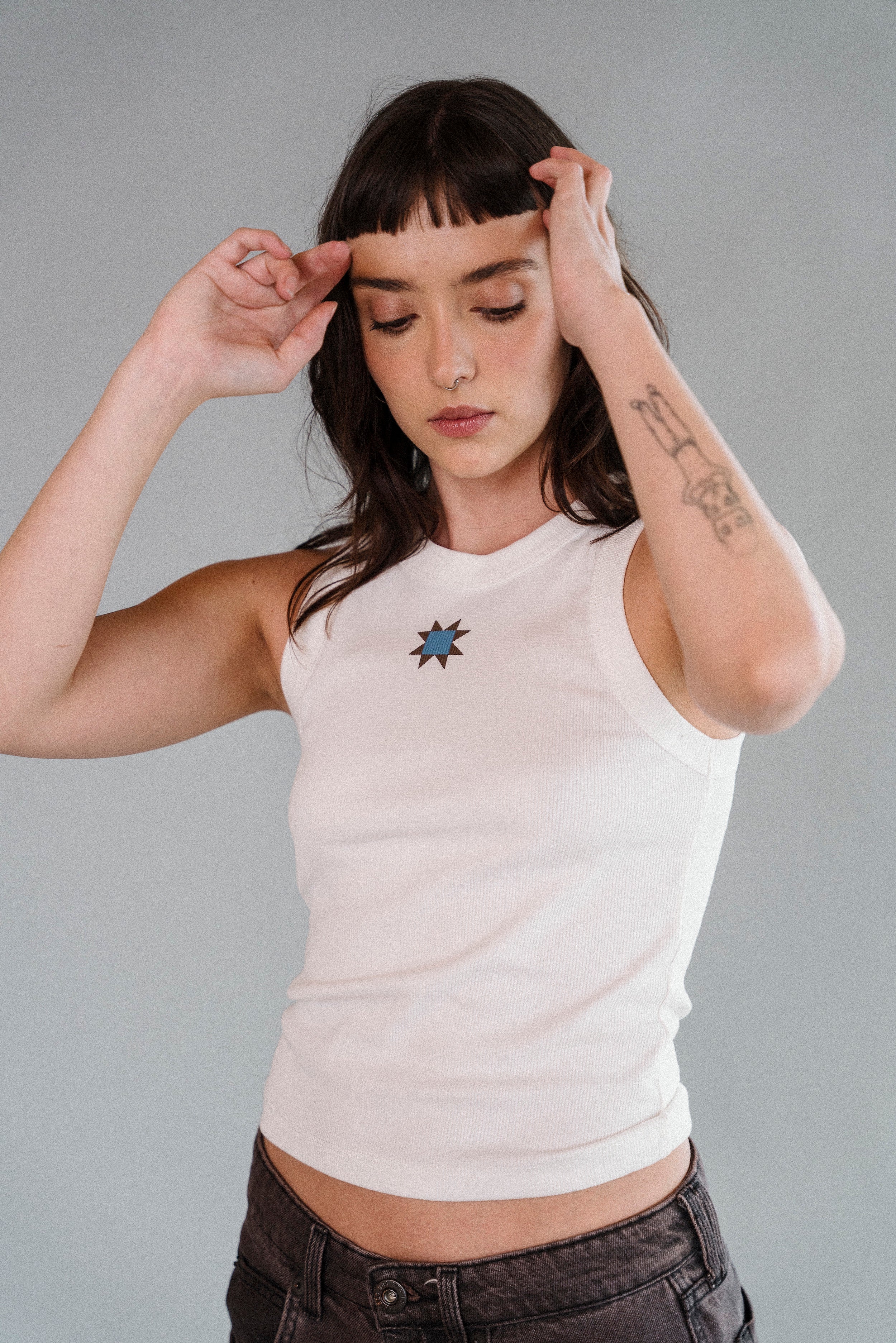 TOP ESTRELLA BLANCO