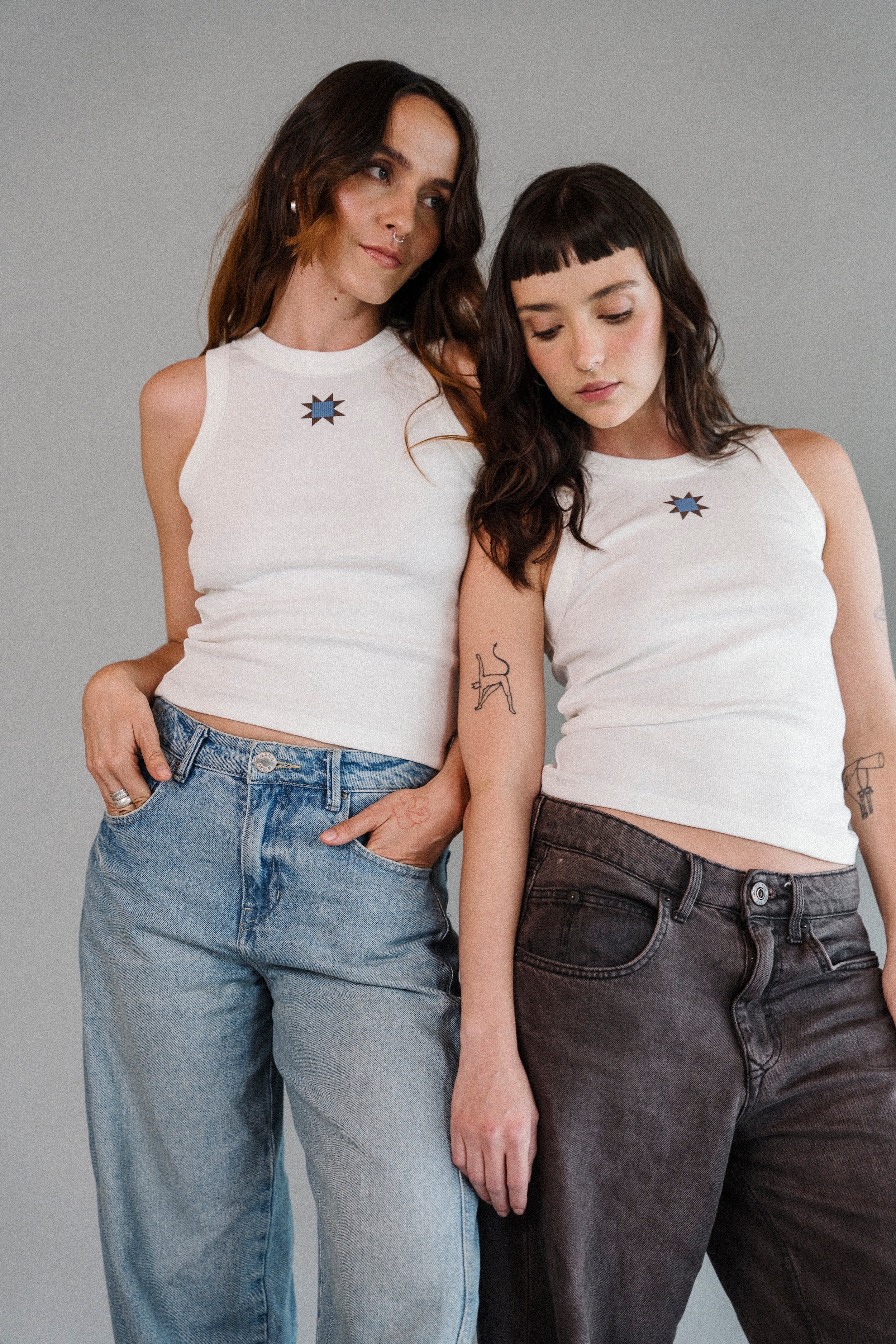 TOP ESTRELLA BLANCO