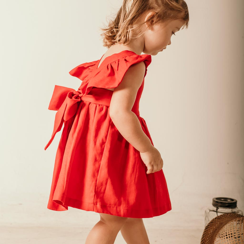 VESTIDO LARA ROJO