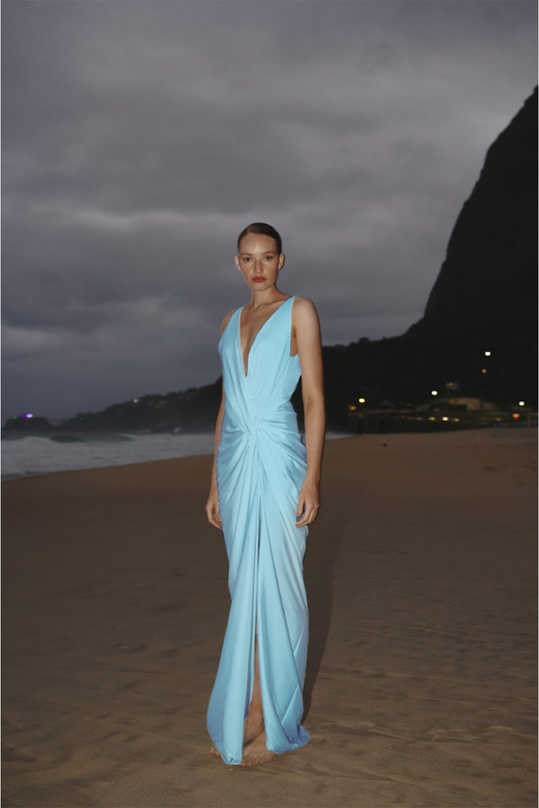 VESTIDO LARGO LIZ ICE